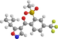 Изоксафлютол - Модель молекулы
